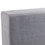 Boxspringbett Stoff PRESIDENT 180 x 200 cm Hellgrau