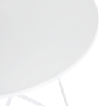 Bistro Set klappbar FIORI Metall Weiss
