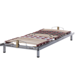 Lattenrost manuell verstellbar MOON 90 x 200 cm Silber
