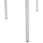 Gartenmöbel Set 8-Sitzer GROSSETO Dreifachplatte Granit geflammter Schwarz / Weiss