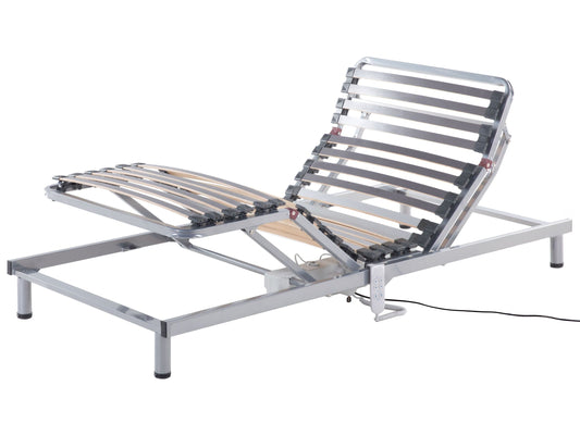 Lattenrost elektrisch verstellbar COMFORT 90 x 200 cm Grau