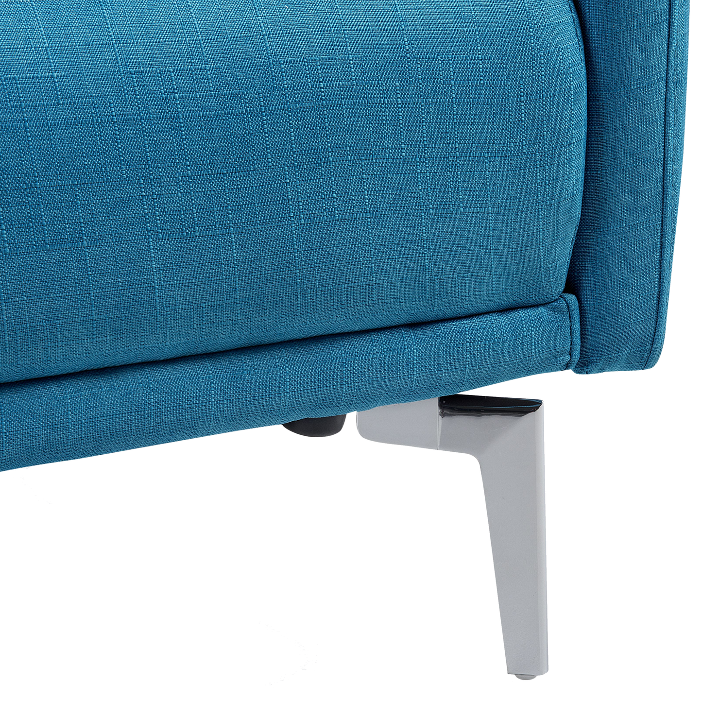 3-Sitzer Schlafsofa seeblau / silber LUCAN