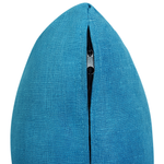 3-Sitzer Schlafsofa seeblau / silber LUCAN