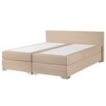 Boxspringbett Stoff PRESIDENT 180 x 200 cm Beige