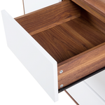 Sideboard braun / weiss 3 Schubladen 2 Schränke PITTSBURGH