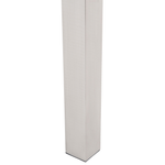 Gartenmöbel Set 6-Sitzer GROSSETO Granit geflammter Schwarz / Weiss