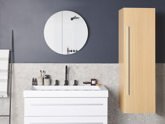 Bad-Wandschrank MATARO 40 cm 35 cm 132 cm Hellbraun