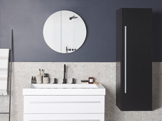 Bad-Wandschrank MATARO 40 cm 35 cm 132 cm Schwarz