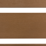 Gartenliege Kunstholz hellbraun / silber NARDO