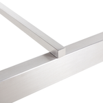 Gartenmöbel Set 8-Sitzer GROSSETO Dreifachplatte Granit Polierter Schwarz