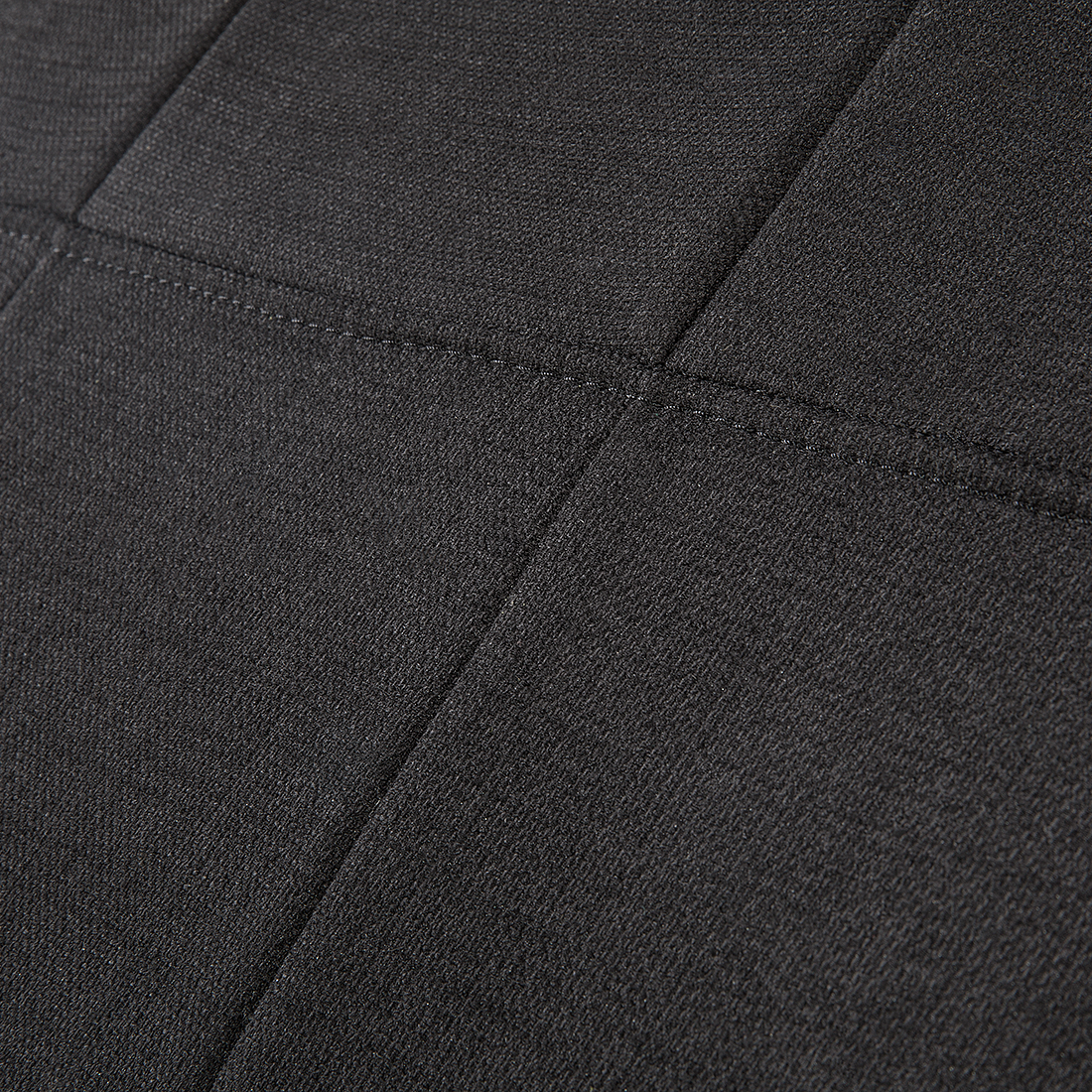 Wasserbett Polsterbezug schwarz 180 x 200 cm VICHY