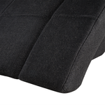 Wasserbett Polsterbezug schwarz 180 x 200 cm VICHY