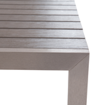 Gartenmöbel Set mit Bänken 6-Sitzer NARDO Grau