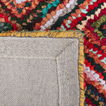 Teppich bunt 140 x 200 cm Shaggy KAISERI