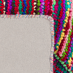 Teppich bunt 160 x 230 cm Shaggy KOZAN