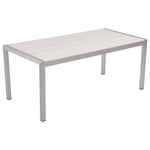 Gartenmöbel Set 6-Sitzer VERNIO Weiss