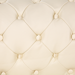 Sofa Leder creme CHESTERFIELD