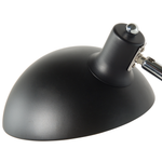 Schreibtischlampe MERAMEC verstellbar Metall Schwarz