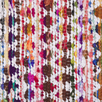 Teppich Baumwolle bunt 80 x 150 cm Kurzflor ARAKLI