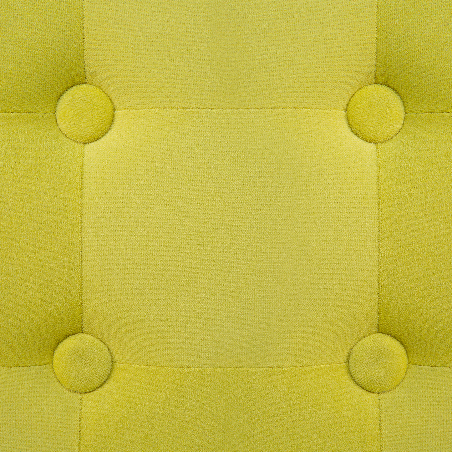 Pouf Samtstoff gelb 30 x 30 cm WISCONSIN
