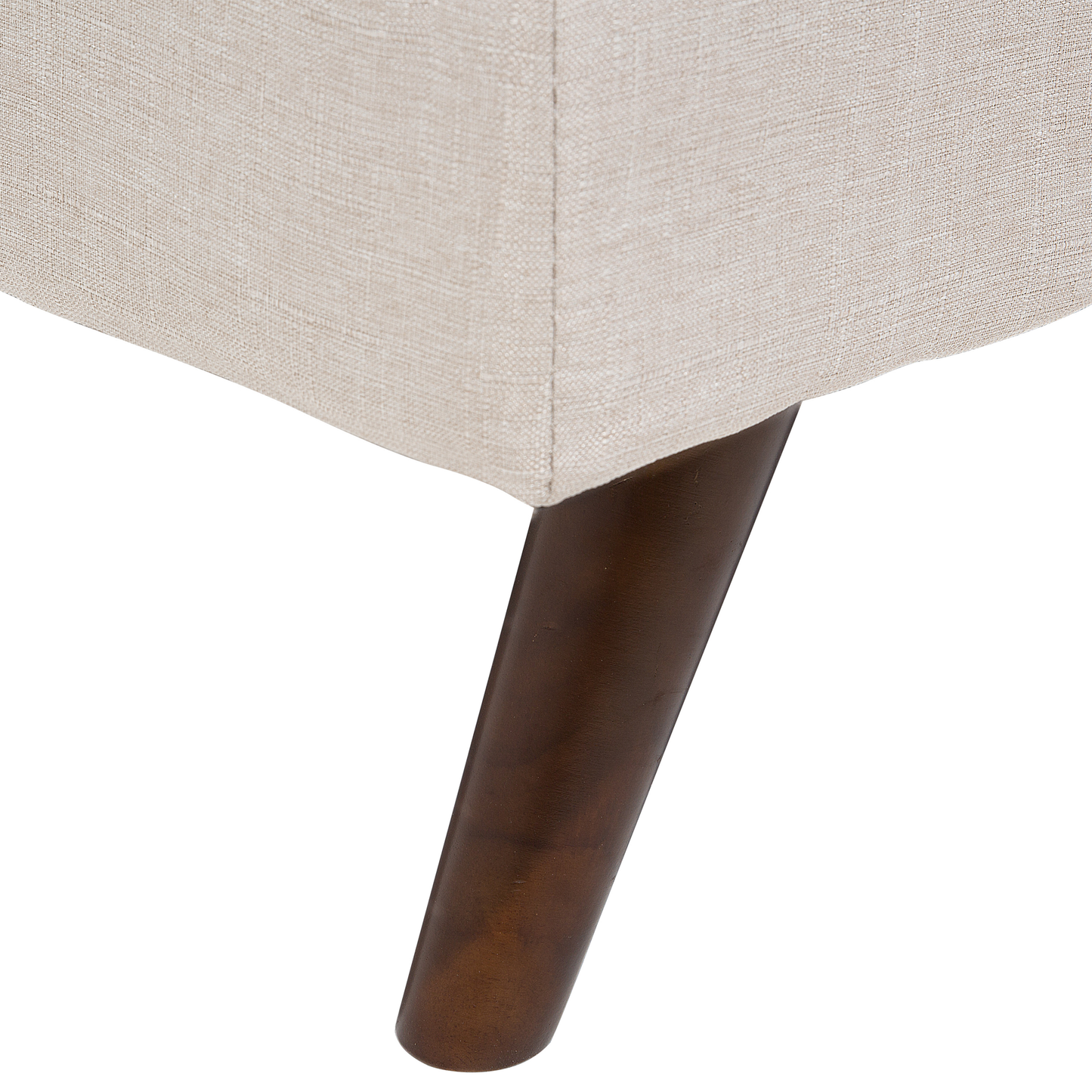 3-Sitzer Schlafsofa beige / dunkelbraun RONNE