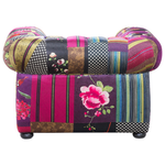 Sessel CHESTERFIELD Stoff Violett