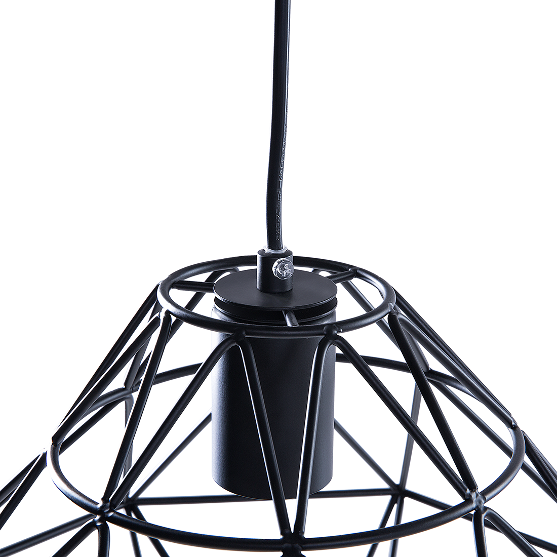 Hängelampe GUAM Metall Schwarz