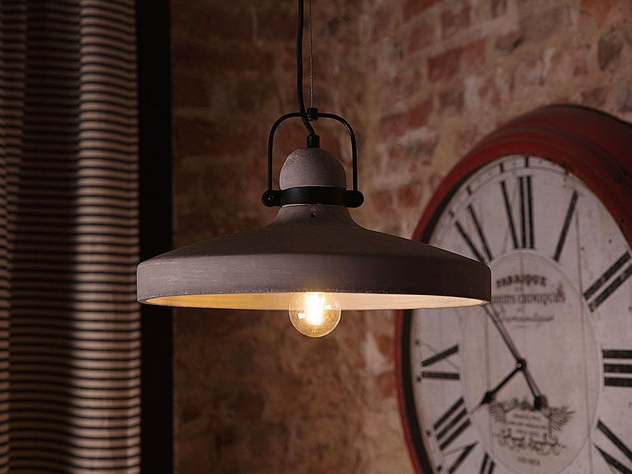 Hängelampe NOATAK Beton Grau