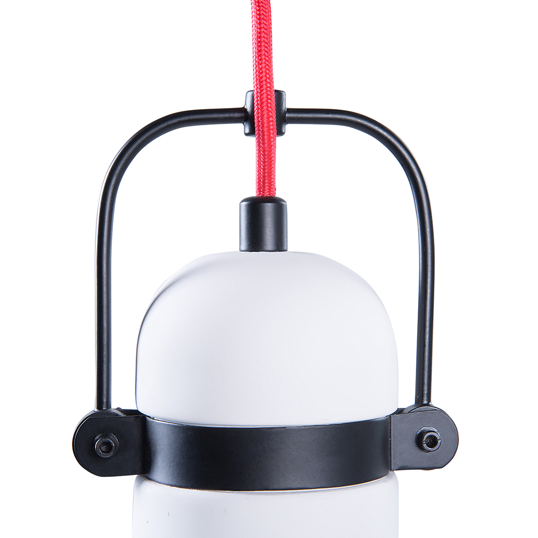 Hängelampe Gips weiss Glockenform VERDE