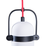 Hängelampe Gips weiss Glockenform VERDE