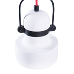 Hängelampe Gips weiss Glockenform VERDE