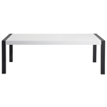 Esstisch ARCTIC Schwarz / Weiss 220 cm 90 cm