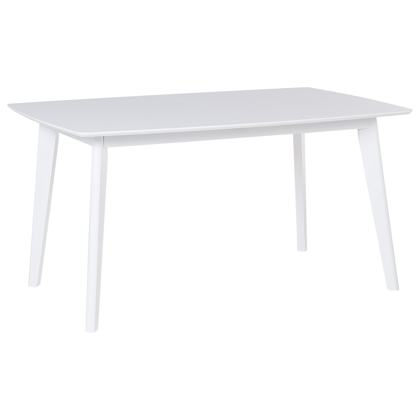 Ausziehbarer Esstisch SANFORD Weiss 150/195 cm 90 cm