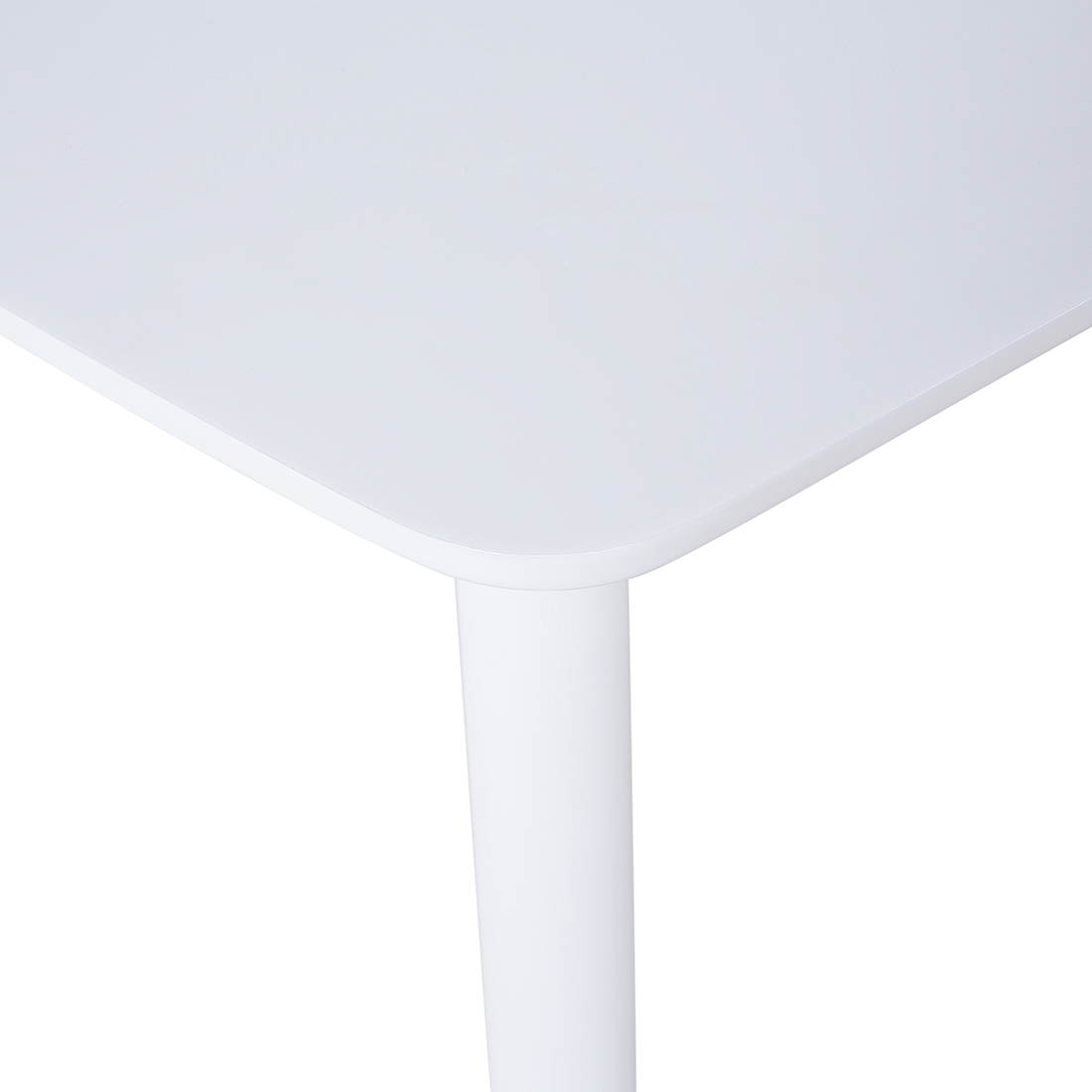 Ausziehbarer Esstisch SANFORD Weiss 150/195 cm 90 cm