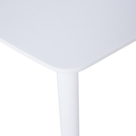 Ausziehbarer Esstisch SANFORD Weiss 150/195 cm 90 cm