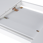 Ausziehbarer Esstisch SANFORD Weiss 150/195 cm 90 cm