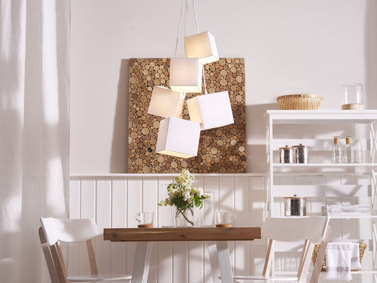 Hängelampe MESTA Weiss