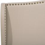 Bett mit Lattenrost Stoff COLMAR 180 x 200 cm Sandbeige
