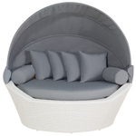 Sonneninsel SYLT Polyrattan Weiss
