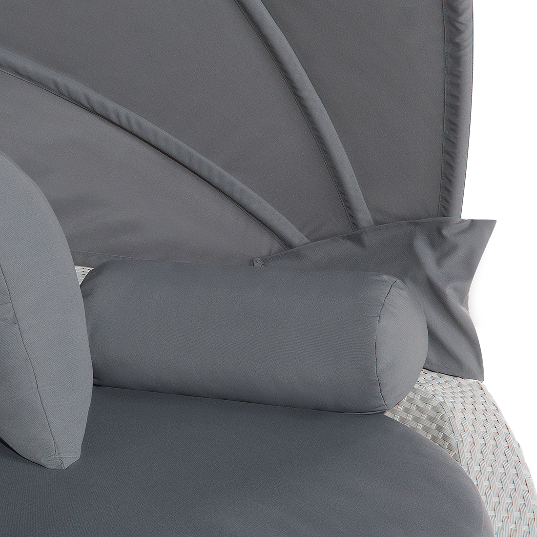 Sonneninsel SYLT Polyrattan Weiss