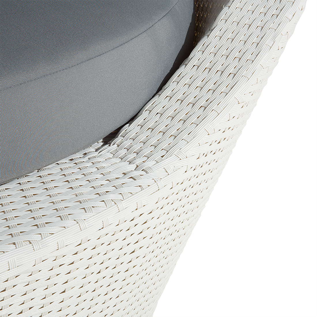 Sonneninsel SYLT Polyrattan Weiss