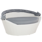 Sonneninsel SYLT Polyrattan Weiss