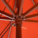 Marktschirm 270 cm TOSCANA Rot