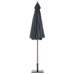 Marktschirm 270 cm TOSCANA Dunkelgrau