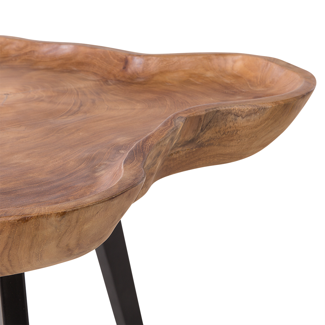 Beistelltisch Teakholz hellbraun ELSA