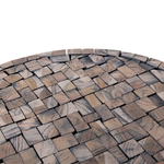 Couchtisch Teakholz ⌀ 55 cm TAKU