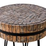 Couchtisch Teakholz ⌀ 55 cm TAKU
