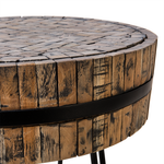 Couchtisch Teakholz ⌀ 55 cm TAKU