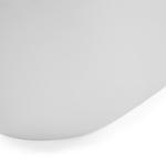 Badewanne freistehend weiss oval 170 x 80 cm NEVIS