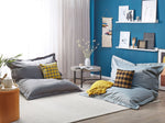 Sitzsack 300 L FUZZY 140 cm 180 cm Hellgrau